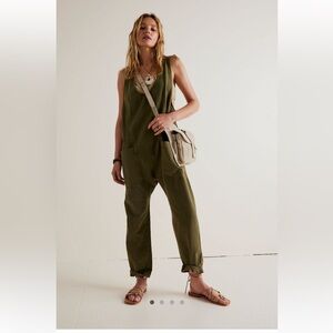 NWT Free People High Roller Overalls